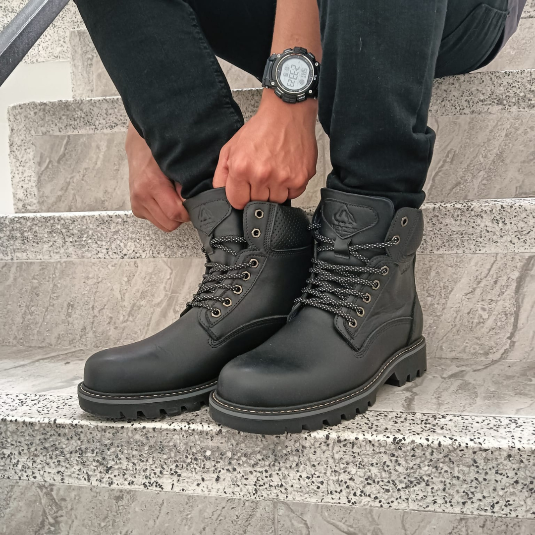 Botas de cuero para hombre Hunter® Negro