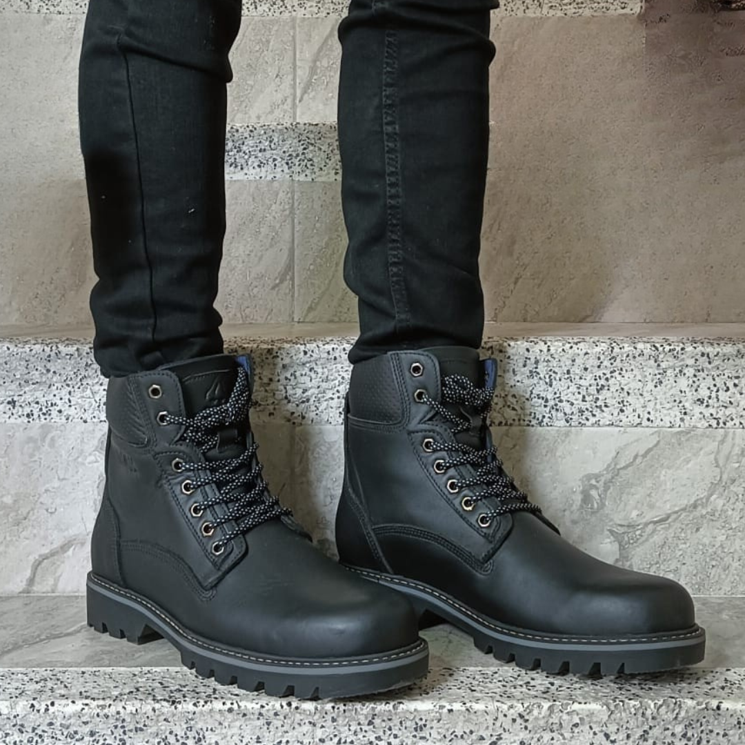 Botas de cuero para hombre Hunter® Negro